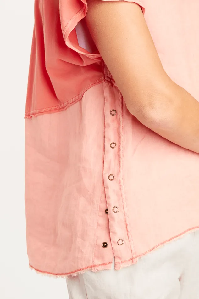 Clothing ShirtsBlouses XCVI Rian Top Tambourine Pigment