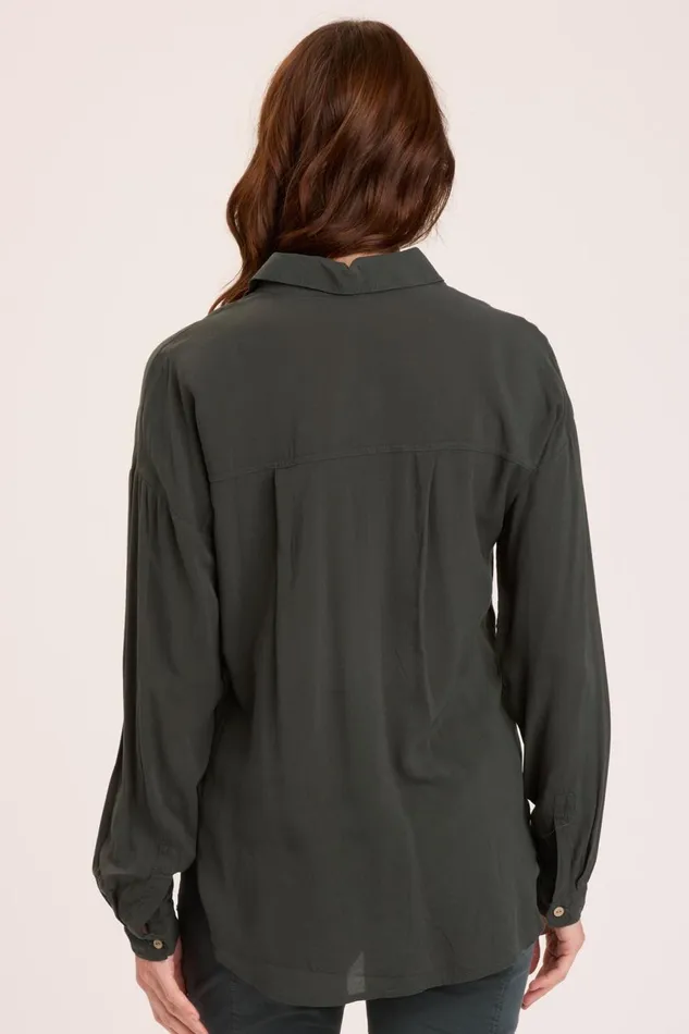 Clothing ShirtsBlouses XCVI Smithson ButtonUp Hawthorn Leaf