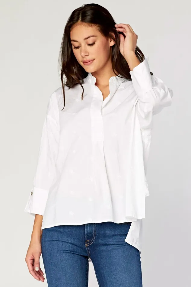 Clothing ShirtsBlouses XCVI The Antique Top White