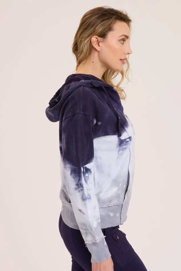 Clothing Sweatshirts XCVI Rosalyn Hoodie Riverine Wash Midnight