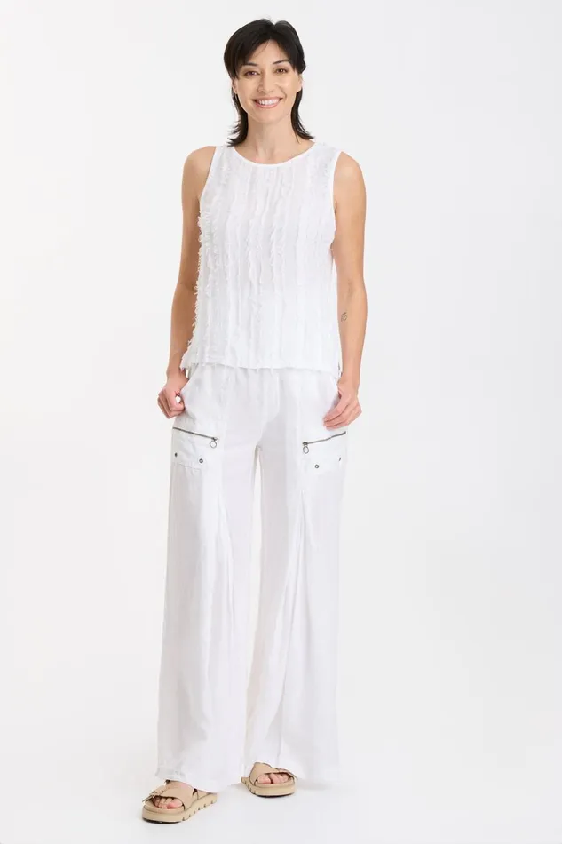 Clothing Tanks XCVI Anja Tank White