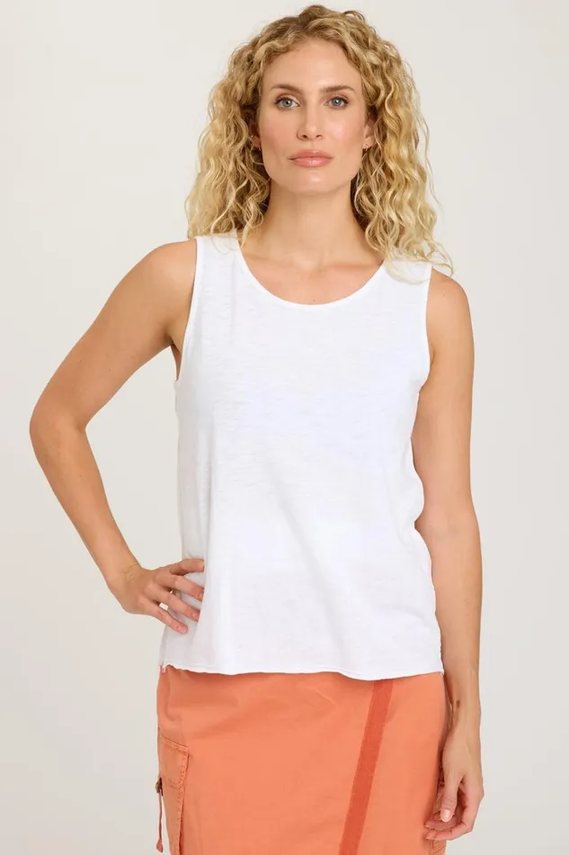 Clothing Tanks XCVI Liron Tank White