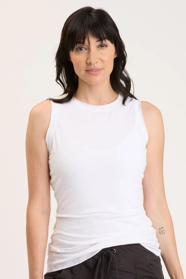 Clothing Tanks XCVI Tasha Tank White