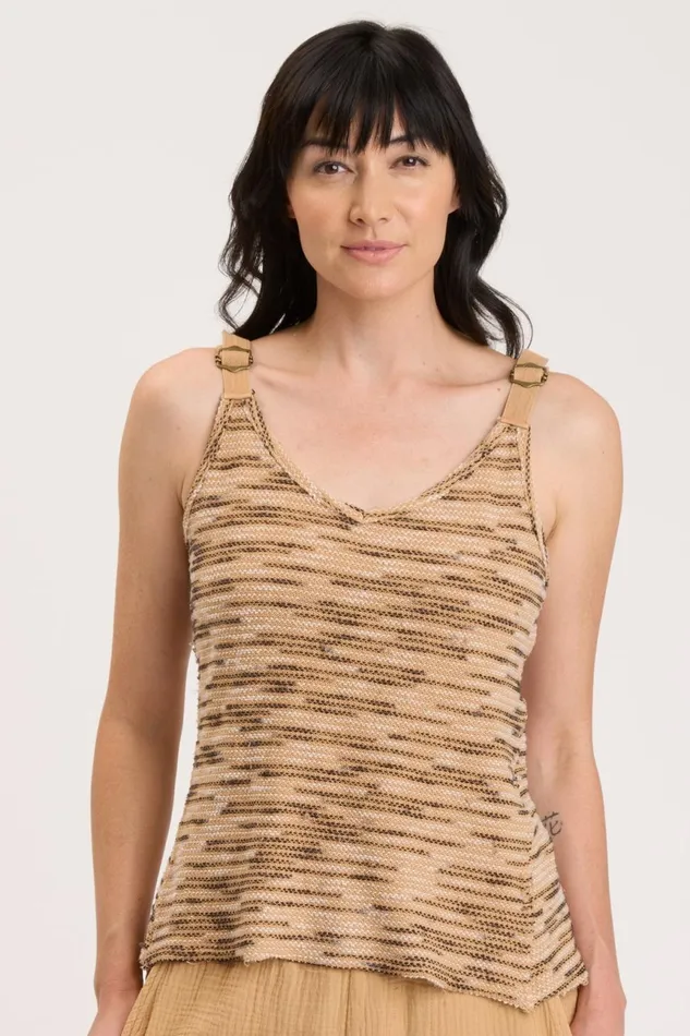 Clothing Tanks XCVI Wells Tank Warm Butterscotch