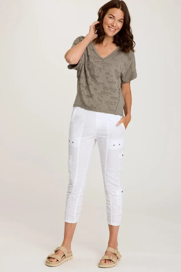 Clothing Tees XCVI Langston Top Sanctuary Pigment