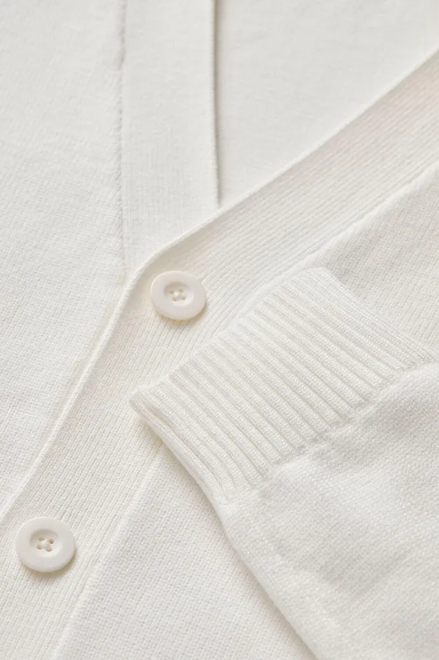 Coats and Jackets Men Fila Baseline Cardigan 100 White