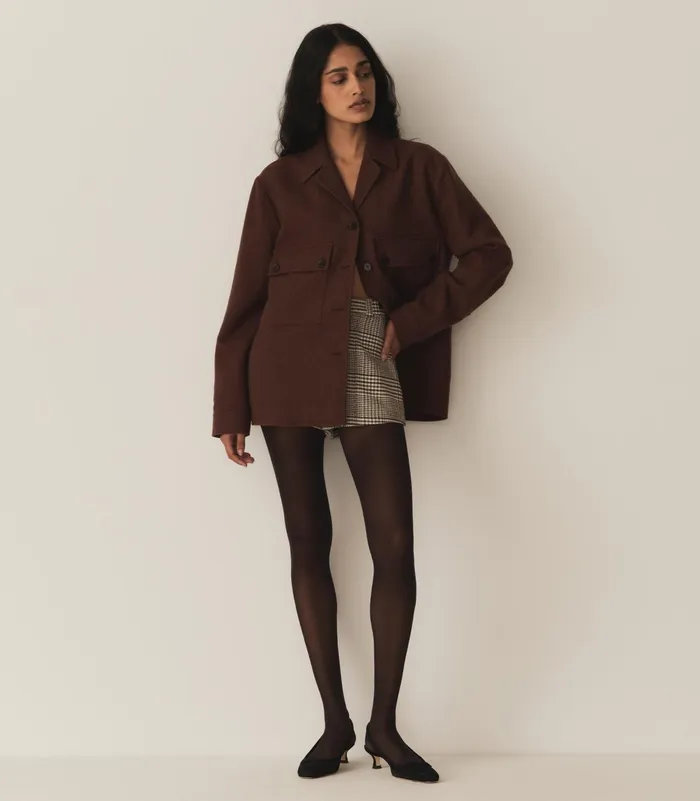 Coats and Jackets Women DEN Clifton Jacket Rust Umber Coats and Jackets Women DEN Clifton Jacket Rust Umber