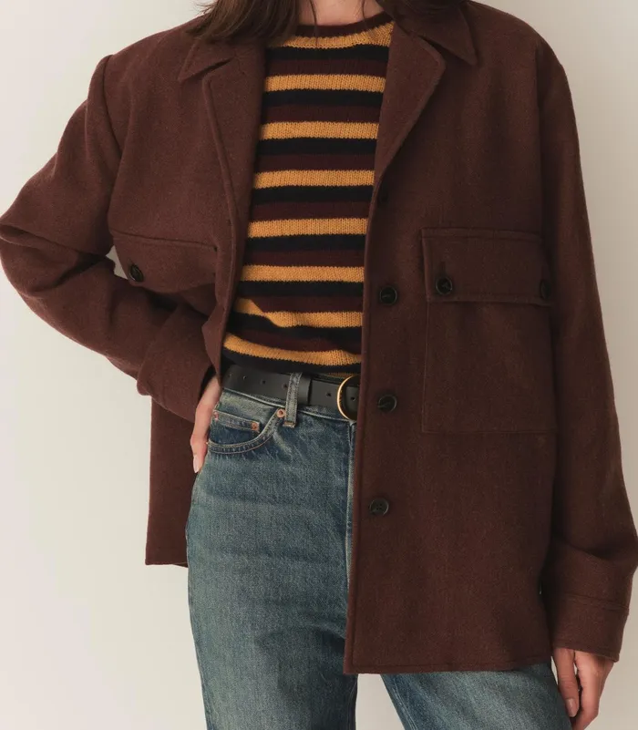 Coats and Jackets Women DEN Clifton Jacket Rust Umber Coats and Jackets Women DEN Clifton Jacket Rust Umber