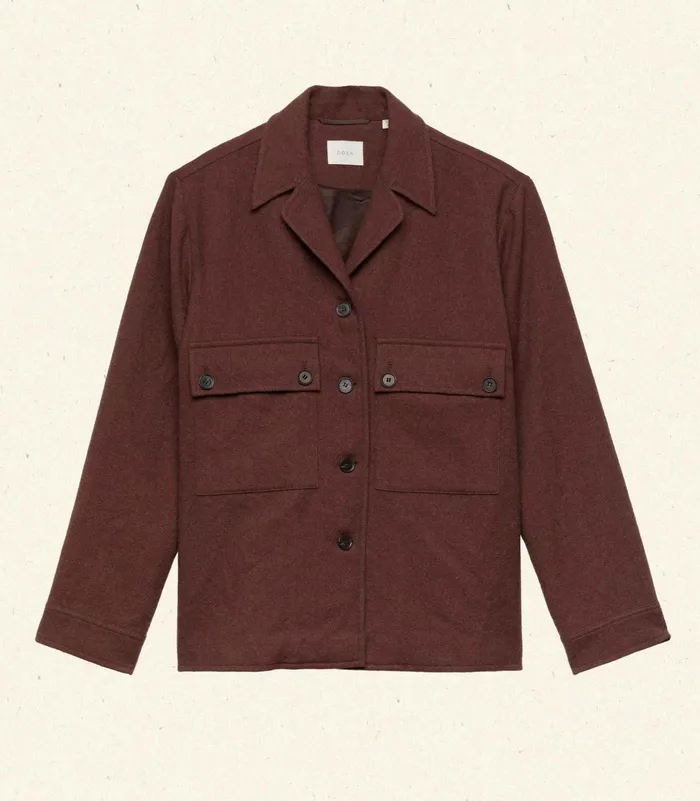 Coats and Jackets Women DEN Clifton Jacket Rust Umber Coats and Jackets Women DEN Clifton Jacket Rust Umber