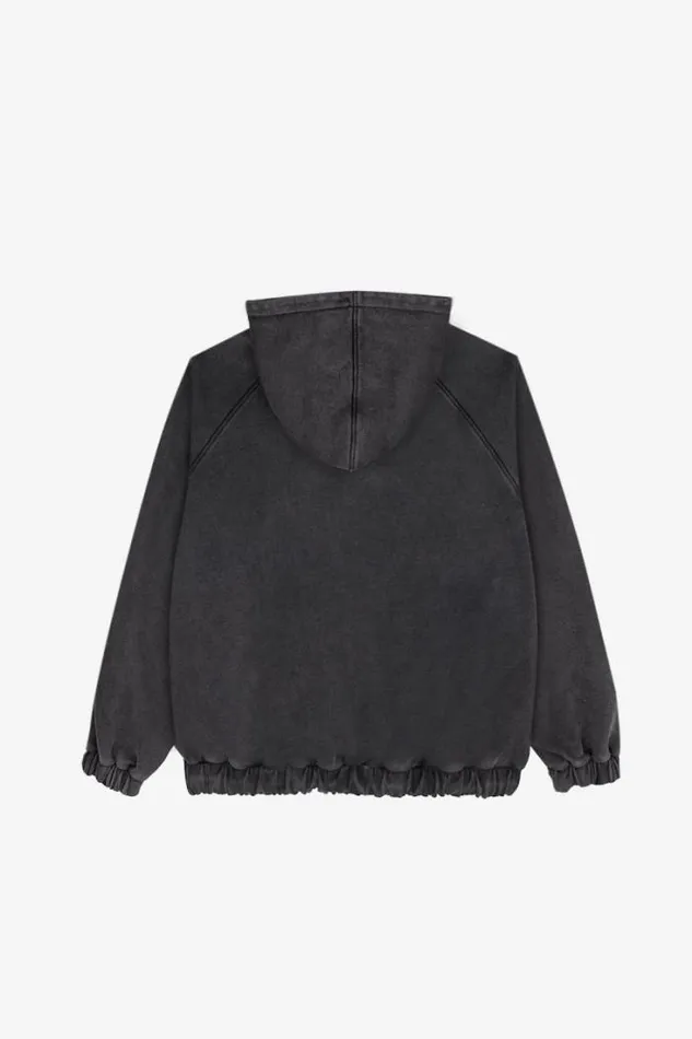 Community Zipped Hoodie Washed Black Women MISBHV Hoodies and Sweats
