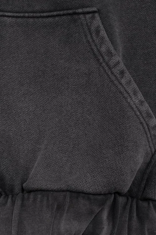 Community Zipped Hoodie Washed Black Women MISBHV Hoodies and Sweats
