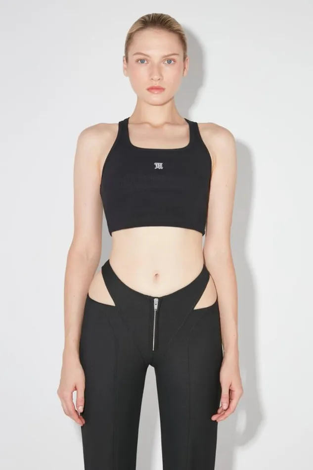 Cropped M Tank Top Black Women MISBHV TShirts