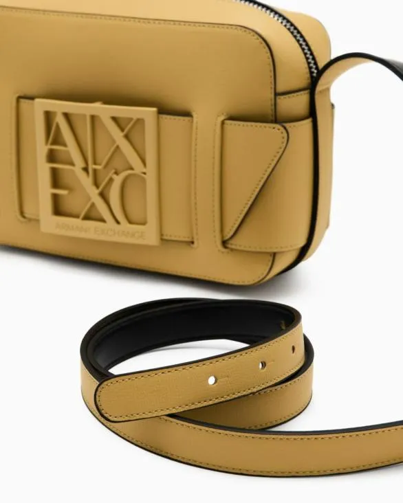 Crossbody Bag With Logo Yellow Women Armani Crossbody Bags Crossbody Bag With Logo Yellow Women Armani Crossbody Bags