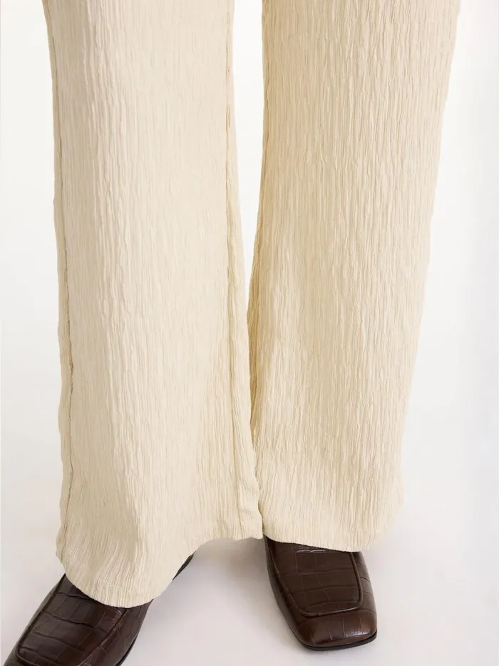 Darja WideLeg Trousers Oyster Gray Women By Malene Birger Trousers