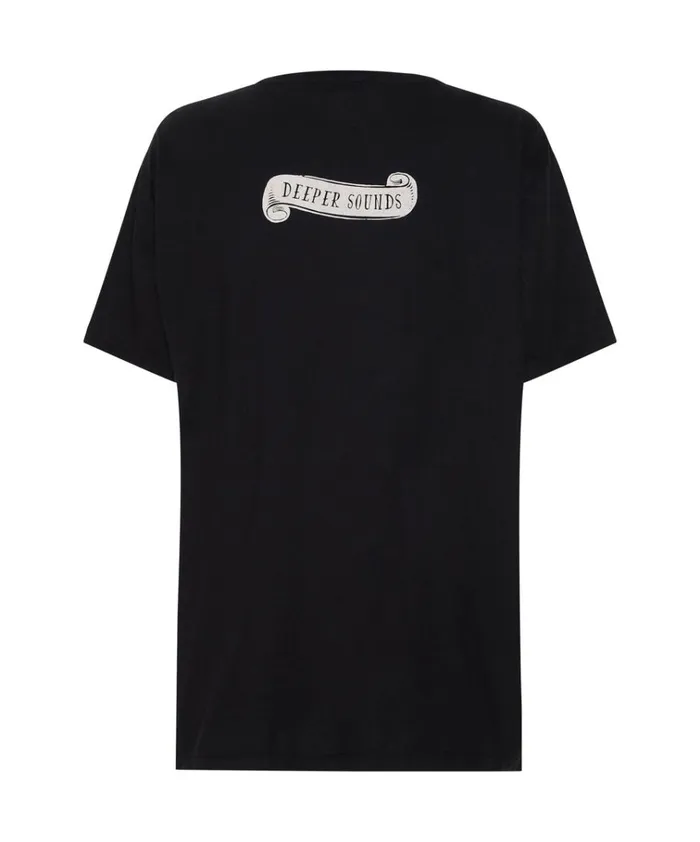 DEEPER SOUNDSCAPE ORGANIC UNISEX TEE Women One Teaspoon Basic Tees DEEPER SOUNDSCAPE ORGANIC UNISEX TEE Women One Teaspoon Basic Tees