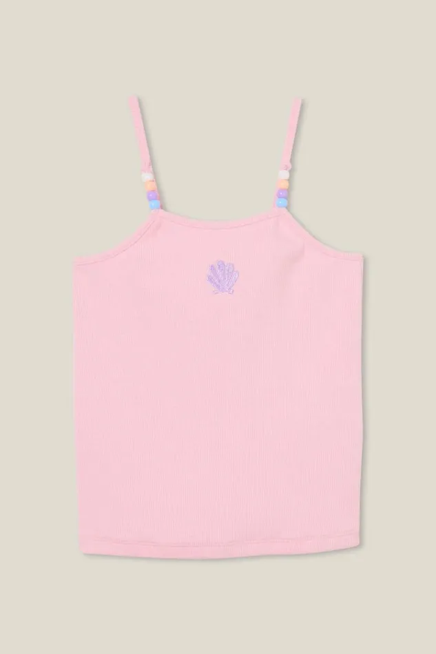 Delilah Tank Blush Pinkseashell Girls Cotton On Tops and TShirts