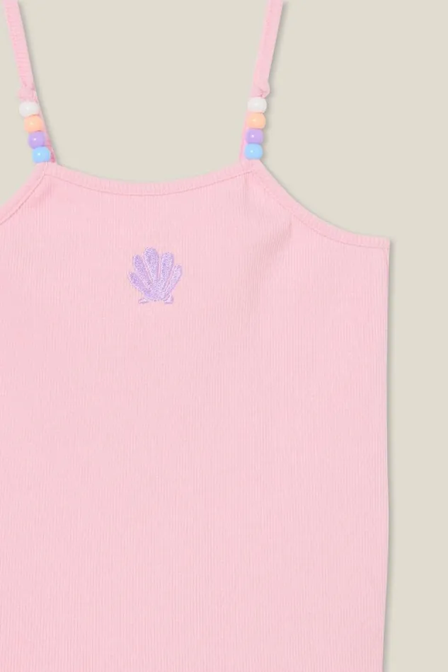 Delilah Tank Blush Pinkseashell Girls Cotton On Tops and TShirts