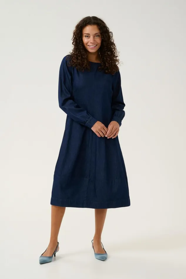 Denim Styles Women CULTURE CUarpa Denim Dress Rinse Wash