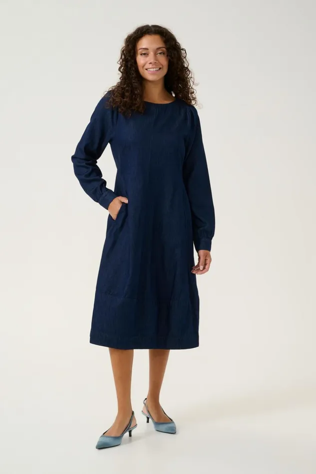 Denim Styles Women CULTURE CUarpa Denim Dress Rinse Wash