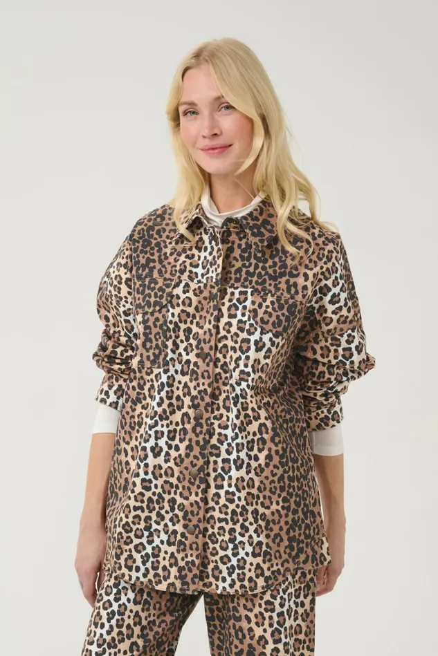 Denim Styles Women CULTURE CUlfenna Leopard Shirt