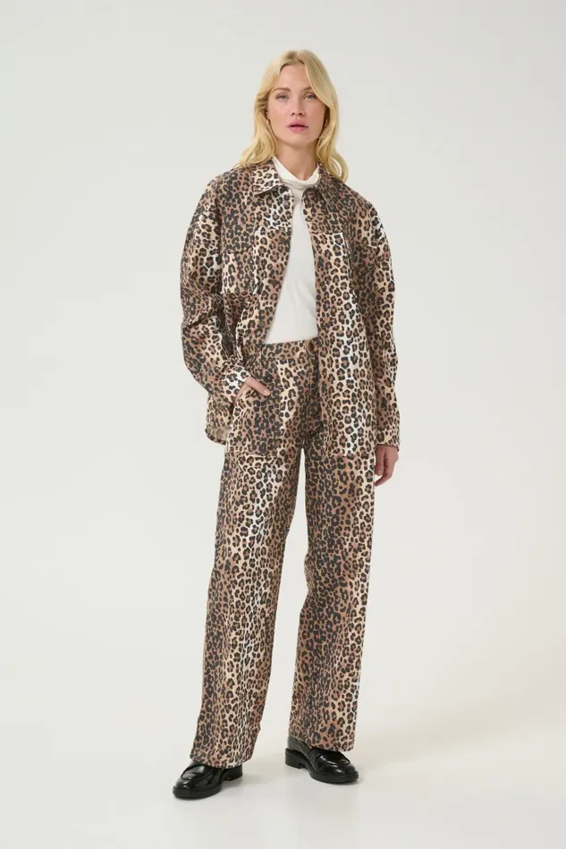 Denim Styles Women CULTURE CUlfenna Leopard Shirt