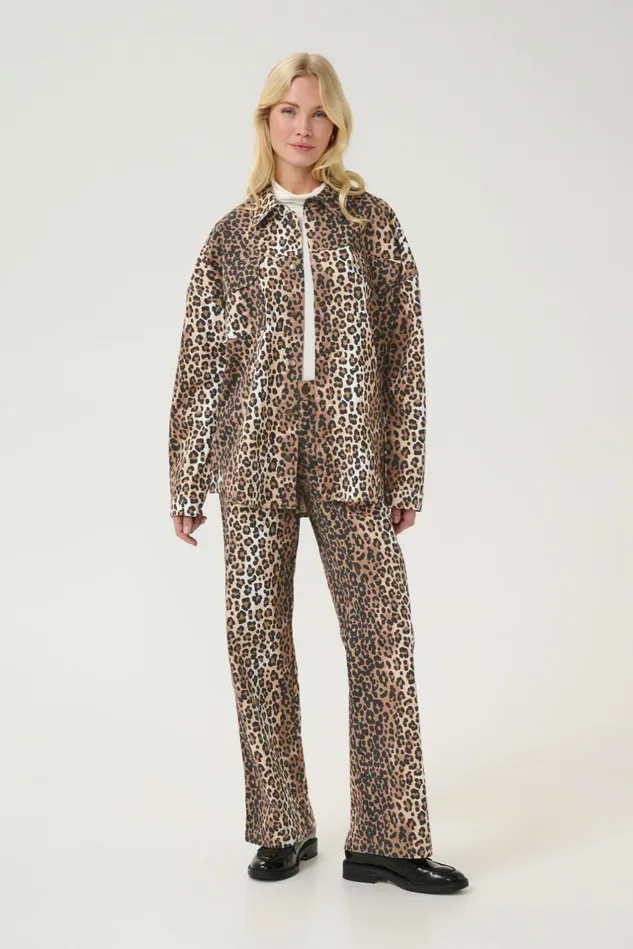 Denim Styles Women CULTURE CUlfenna Leopard Shirt
