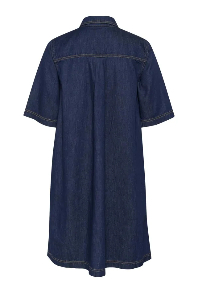 Denim Styles Women CULTURE CUwinnie Denim Dress Rinse Wash