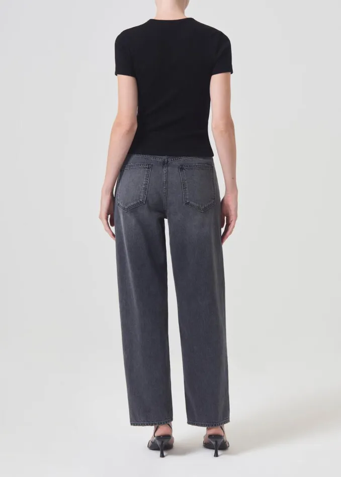 Denim Women Agolde Criss Cross Upsized Jean In Synchronize