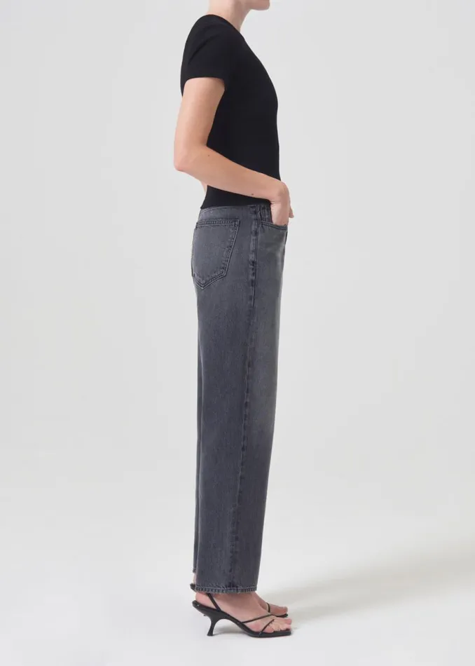 Denim Women Agolde Criss Cross Upsized Jean In Synchronize