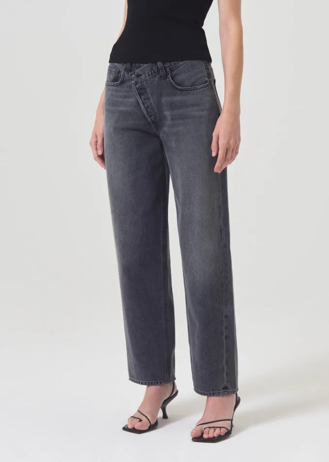 Denim Women Agolde Criss Cross Upsized Jean In Synchronize