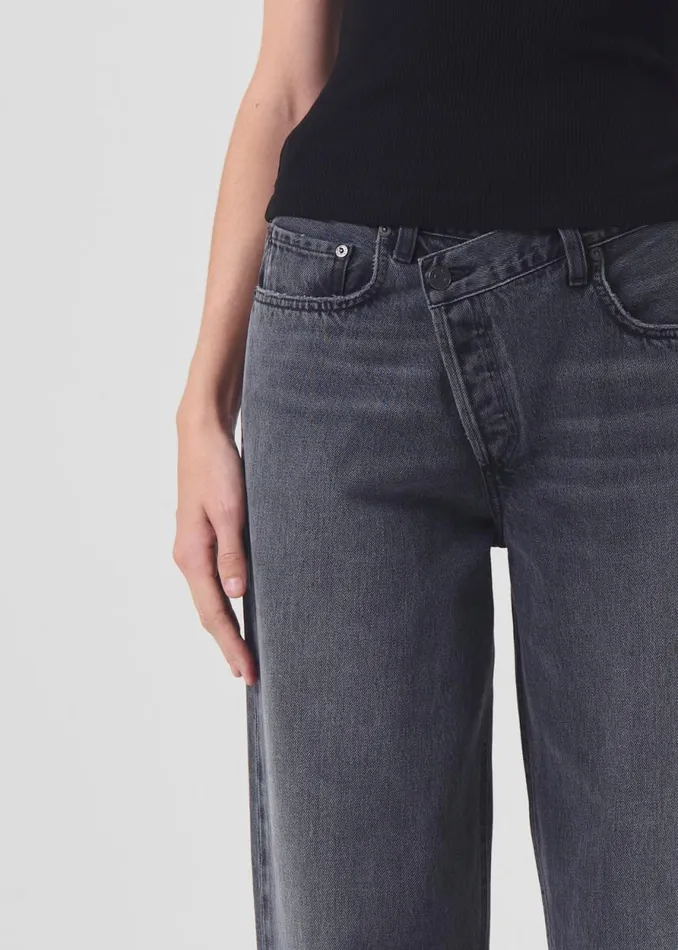 Denim Women Agolde Criss Cross Upsized Jean In Synchronize