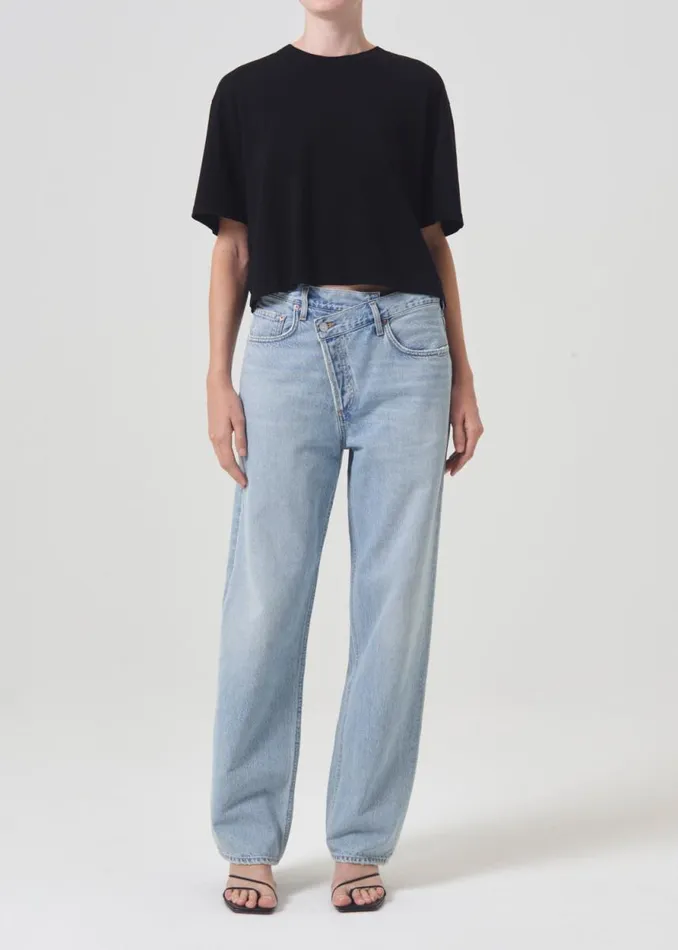 Denim Women Agolde Criss Cross Upsized Jean In Wired