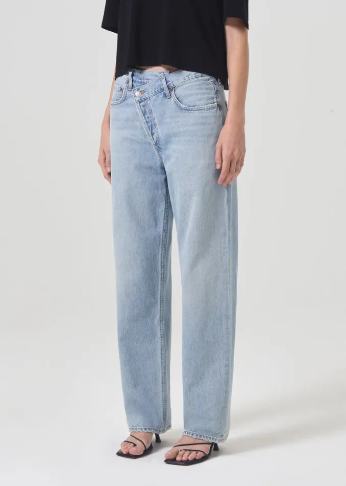 Denim Women Agolde Criss Cross Upsized Jean In Wired