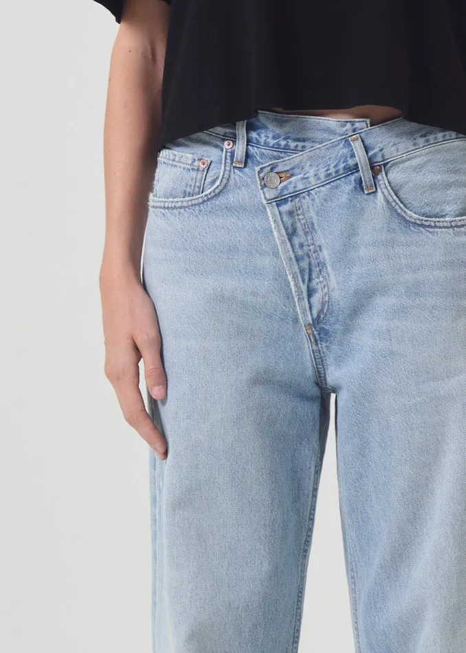 Denim Women Agolde Criss Cross Upsized Jean In Wired