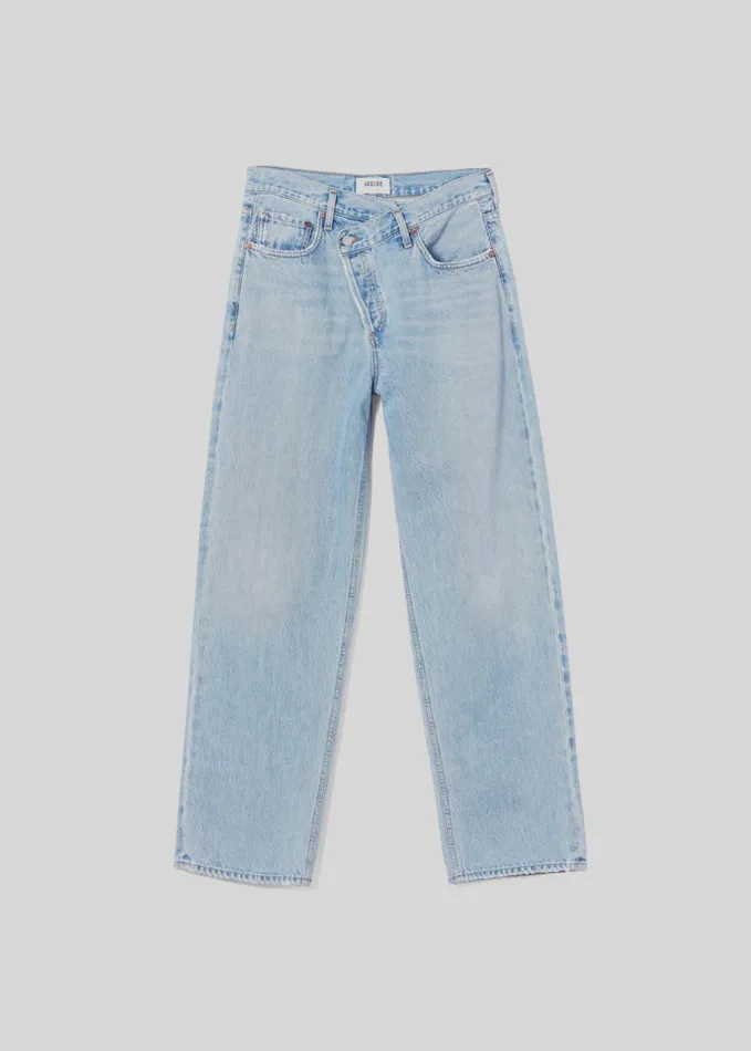 Denim Women Agolde Criss Cross Upsized Jean In Wired