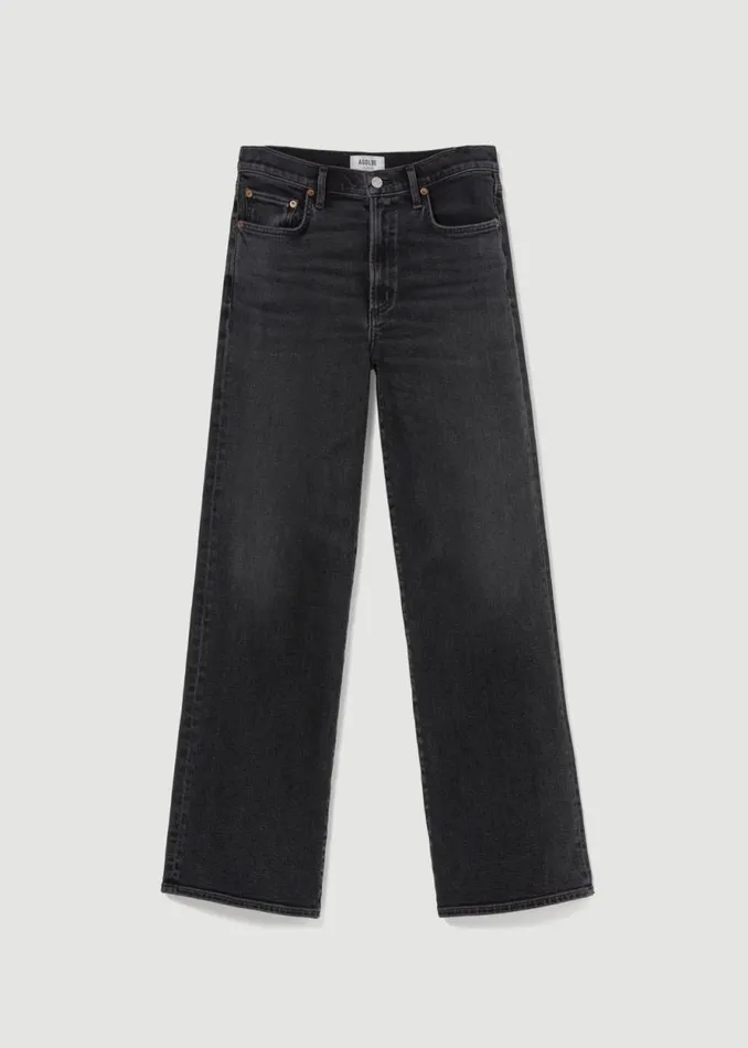 Denim Women Agolde Harper Straight Jean Stretch In Hush