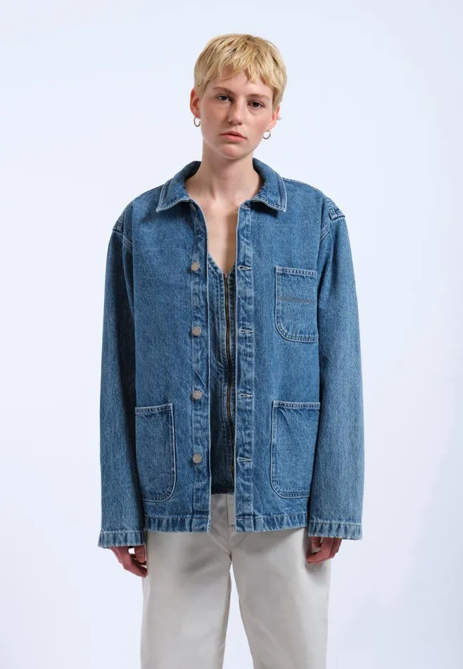 Devon Worker Jacket 8211 Stream Sky Retro Contrast Stream Sky Retro Contrast Women Dr Denim Outerwear Devon Worker Jacket 8211 Stream Sky Retro Contrast Stream Sky Retro Contrast Women Dr Denim Outerwear