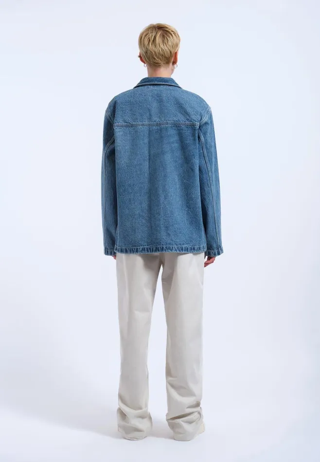 Devon Worker Jacket 8211 Stream Sky Retro Contrast Stream Sky Retro Contrast Women Dr Denim Outerwear