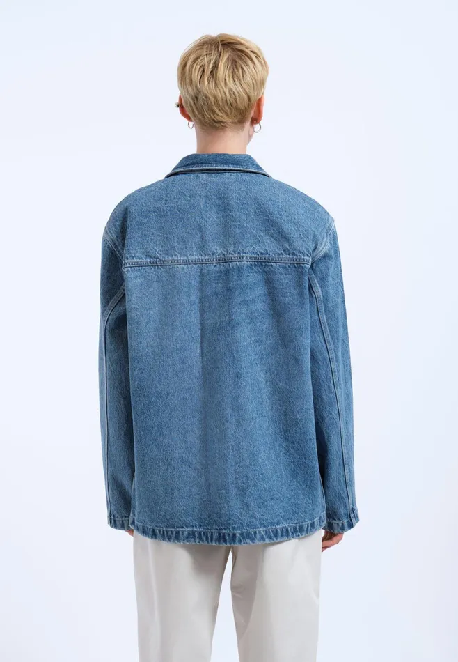 Devon Worker Jacket 8211 Stream Sky Retro Contrast Stream Sky Retro Contrast Women Dr Denim Outerwear