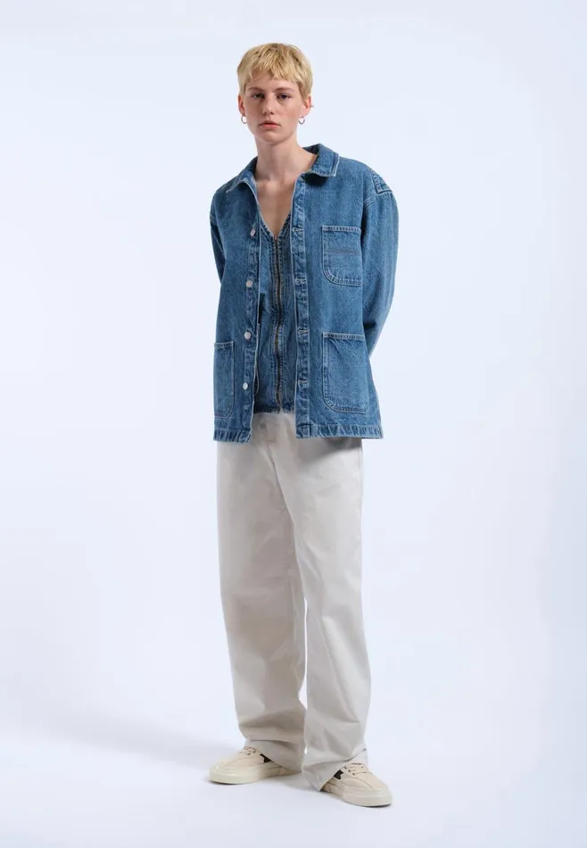 Devon Worker Jacket 8211 Stream Sky Retro Contrast Stream Sky Retro Contrast Women Dr Denim Outerwear