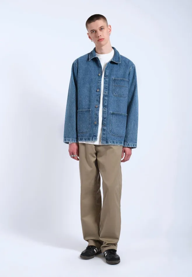 Devon Worker Jacket 8211 Stream Sky Retro Contrast Stream Sky Retro Contrast Women Dr Denim Outerwear