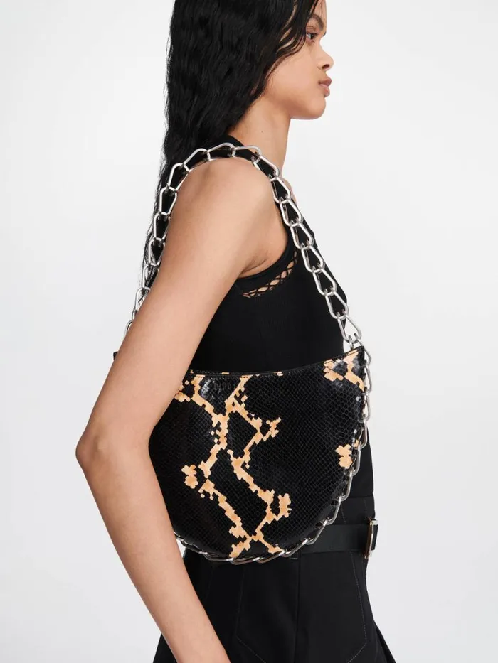 Dion Lee Bags CIRCLE CHAIN BAG Blackdune 8211 Accessories