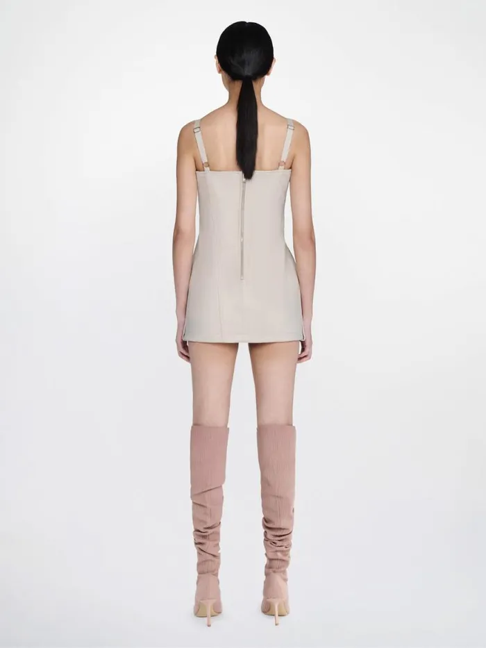 Dion Lee Dresses HIKING LACED MINI DRESS Birch 8211 Shop
