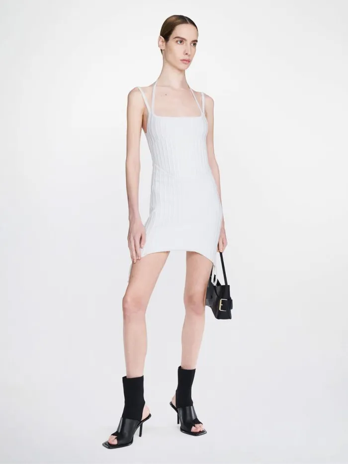 Dion Lee Dresses VENTRAL COMPACT CORSET MINI DRESS Ivory 8211 Shop