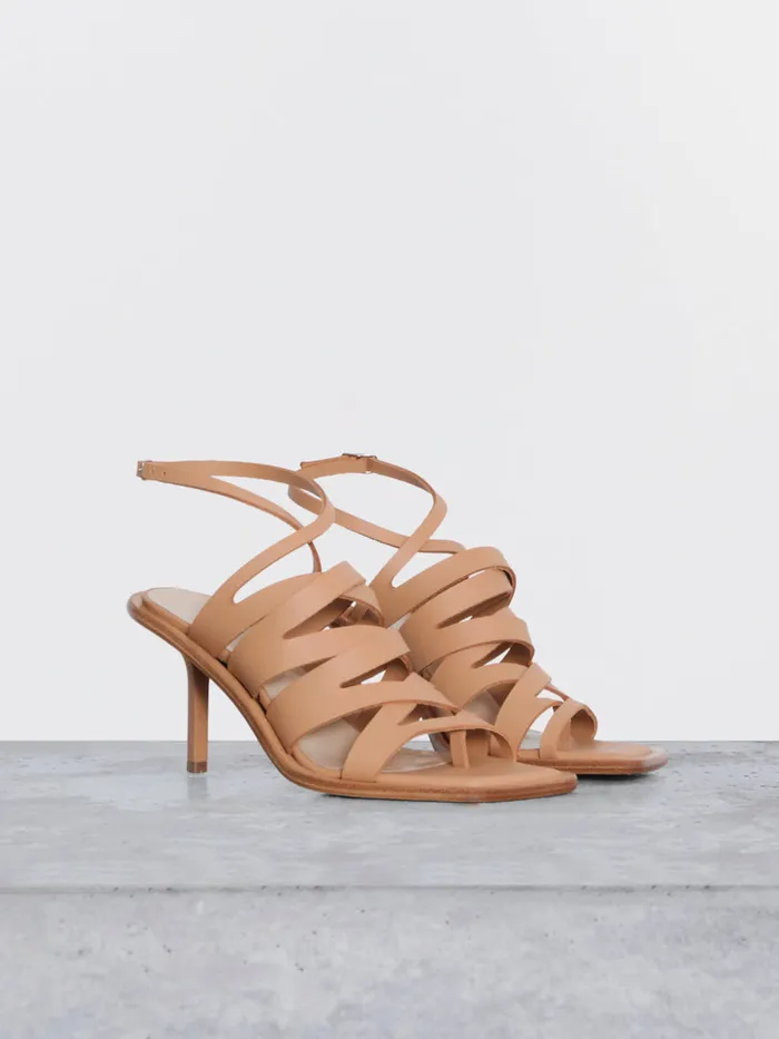 Dion Lee Footwear VACHETTA INTERLOCK HEEL Rubber 8211 Accessories
