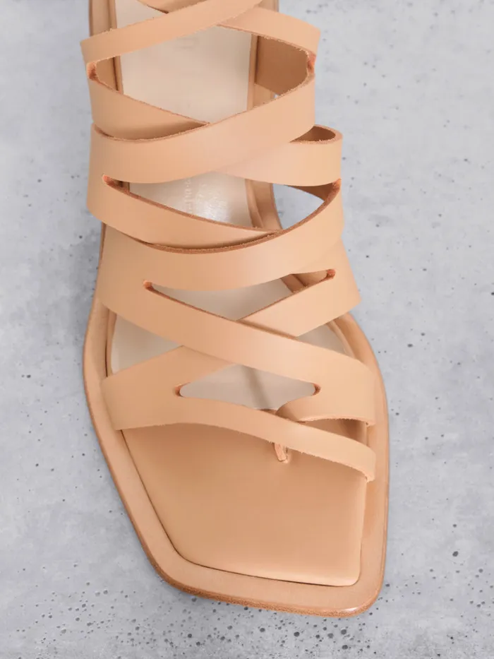 Dion Lee Footwear VACHETTA INTERLOCK HEEL Rubber 8211 Accessories