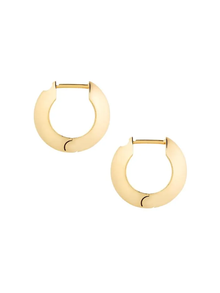 Dion Lee Jewellery TRIANGLE LARGE PROFILE HOOP EARRING Gold 8211 Accessories