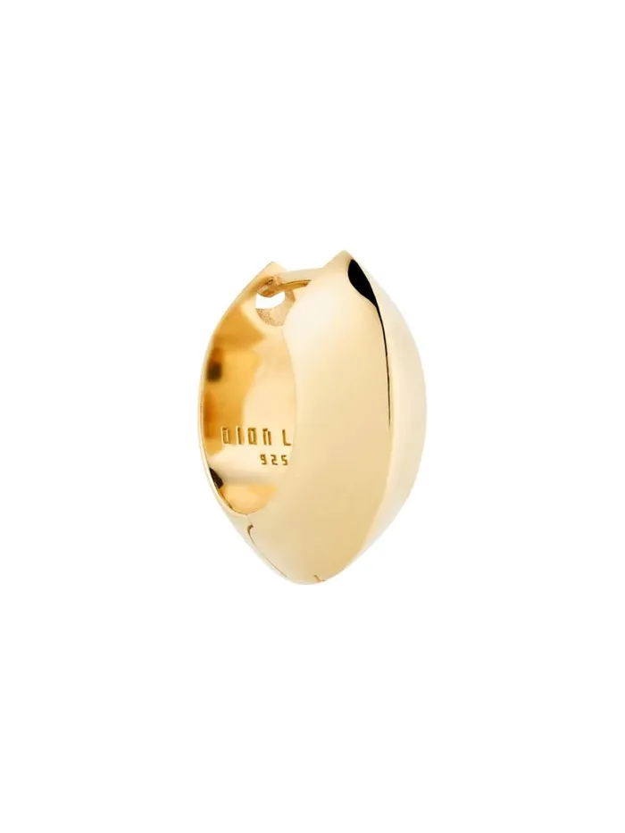 Dion Lee Jewellery TRIANGLE LARGE PROFILE HOOP EARRING Gold 8211 Accessories