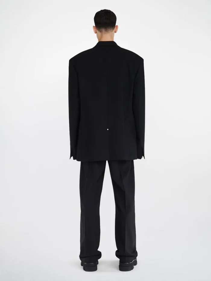 Dion Lee Outerwear OVERSIZED DOUBLE BREASTED JACKET Black 8211 UnisexShop Dion Lee Outerwear OVERSIZED DOUBLE BREASTED JACKET Black 8211 UnisexShop
