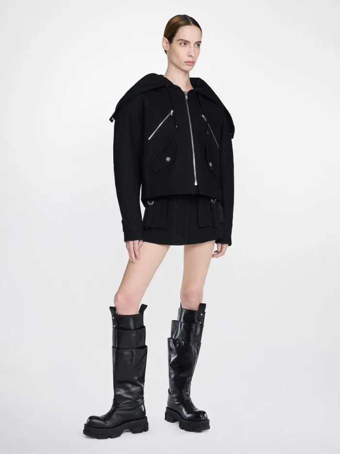 Dion Lee Outerwear ZIP UP JACKET Black 8211 UnisexShop